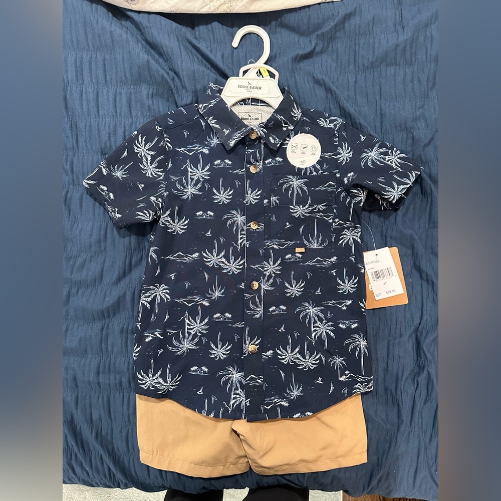 Eddie Bauer kids 2 piece set 4T NWT